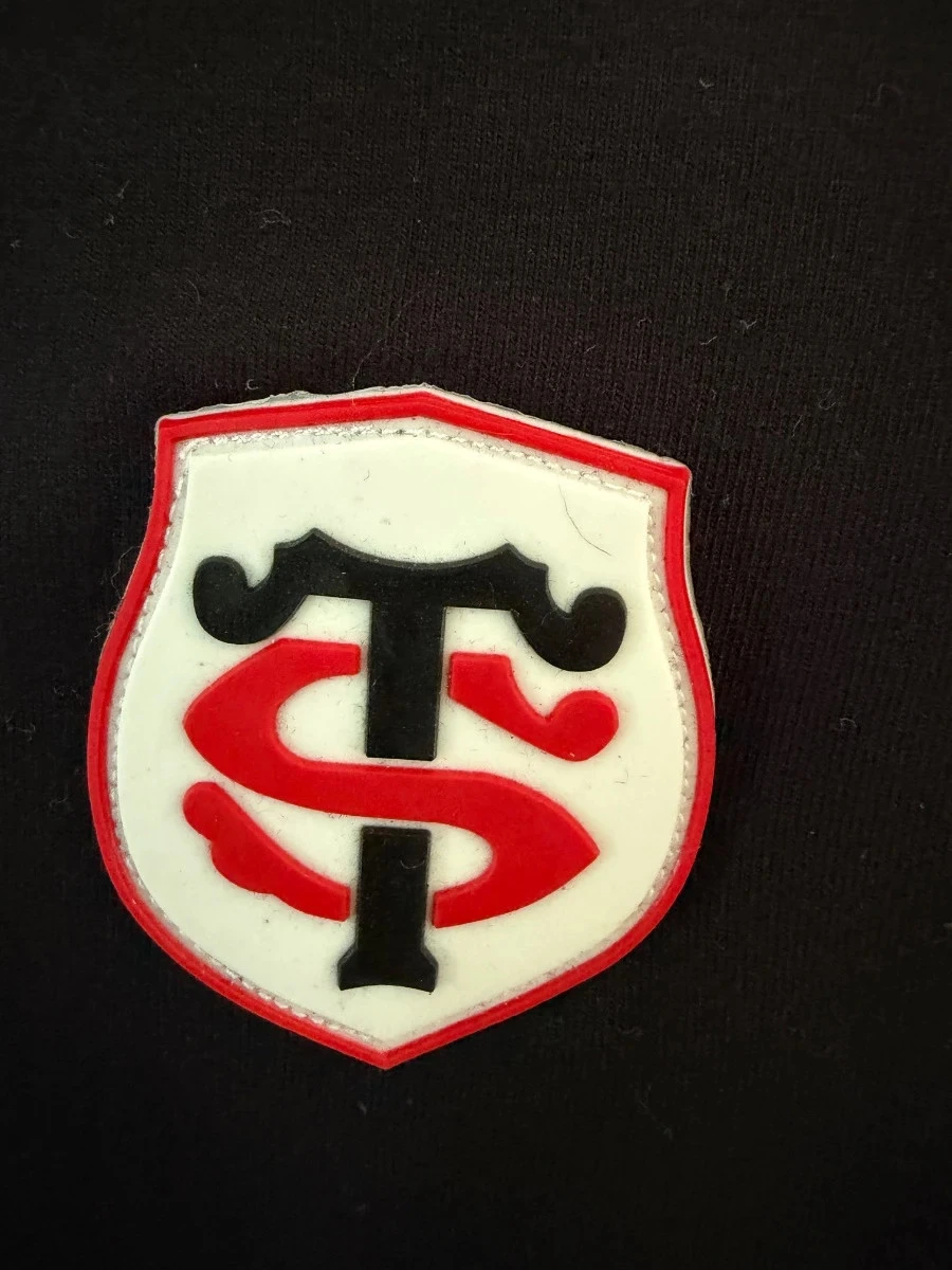 Polo Mujer Stade Toulousain Nuevo Talla S Negro Rojo Blanco Oficial – photo 2